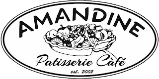 AMANDINE PATISSERIE CAFE EST. 2002 logo