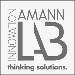 AMANN INNOVATION LAB THINKING SOLUTIONS. logo