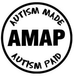 AMAP AUTISM MADE AUTISM PAID logo