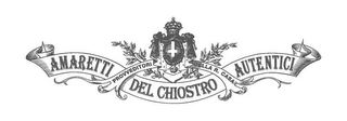 AMARETTI DEL CHIOSTRO AUTENTICI PROVVEDITORI DELLA R. CASA logo