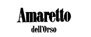 AMARETTO DELL'ORSO logo