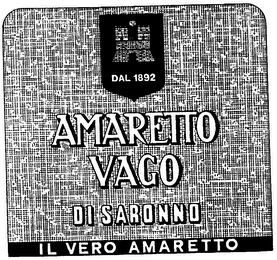 AMARETTO VAGO SI SARONNO logo