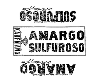 AMARGO SULFUROSO DEL DR. KAUFMANN logo