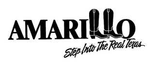 AMARILLO STEP INTO THE REAL TEXAS logo