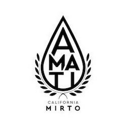 AMATI CALIFORNIA MIRTO logo