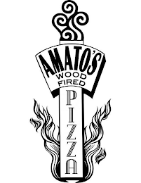 AMATO'S WOODFIRED PIZZA logo