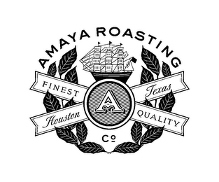 AMAYA ROASTING CO FINEST QUALITY HOUSTON TEXAS A logo