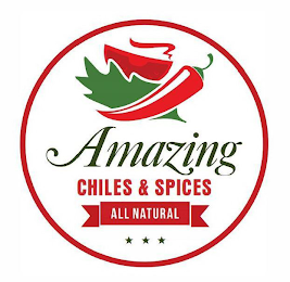 AMAZING CHILES & SPICES ALL NATURAL logo