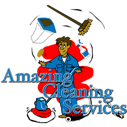 AMAZING CLEANING SERVICES logo