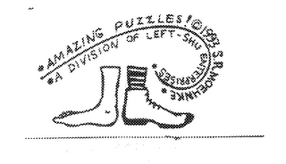 AMAZING PUZZLES! COPYRIGHT 1993 S.R. MOEHNKE A DIVISION OF LEFT-SHU ENTERPRISES logo