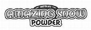 AMAZING SNOW INSTANT POWDER logo