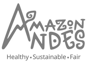 AMAZON ANDES HEALTHY · SUSTAINABLE · FAIR logo