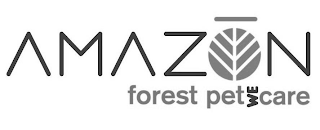 AMAZON FOREST PET WE CARE logo