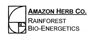 AMAZON HERB CO. RAINFOREST BIO-ENERGETICS logo
