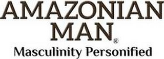AMAZONIAN MAN MASCULINITY PERSONIFIED logo