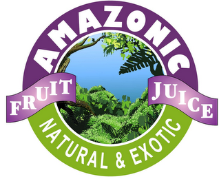 AMAZONIC FRUIT JUICE NATURAL & EXOTIC logo
