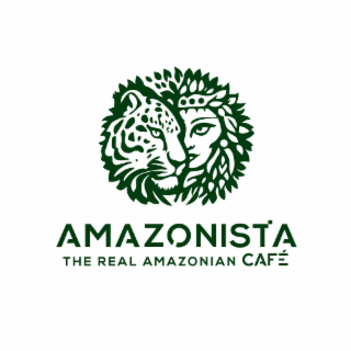 AMAZONISTA THE REAL AMAZONIAN CAFÉ logo