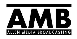 AMB ALLEN MEDIA BROADCASTING logo