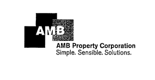 AMB AMB PROPERTY CORPORATION SIMPLE. SENSIBLE. SOLUTIONS. logo