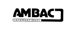AMBAC INTERNATIONAL logo