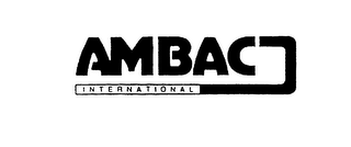 AMBAC INTERNATIONAL logo