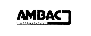 AMBAC INTERNATIONAL logo