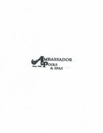 AMBASSADOR POOLS & SPAS SINCE 1989 logo