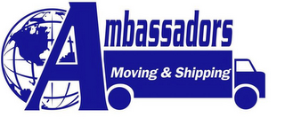 AMBASSADORS MOVING & SHIPPING logo