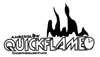 AMBERGLOW QUICKFLAMEO THE-NOTHING-LIKE-IT-LOG logo