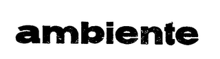 AMBIENTE logo