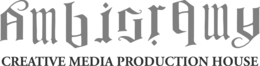 AMBIGRAMYCREATIVE MEDIA PRODUCTION HOUSE logo