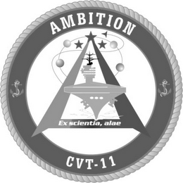 AMBITION CVT-11 EX SCIENTIA, ALAE logo