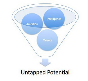 AMBITION INTELLIGENCE TALENTS UNTAPPED POTENTIAL logo