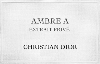 AMBRE A EXTRAIT PRIVÉ CHRISTIAN DIOR logo