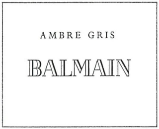 AMBRE GRIS BALMAIN logo