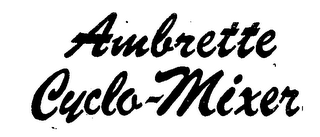 AMBRETTE CYCLO-MIXER logo