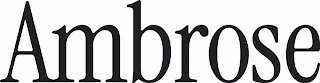AMBROSE logo