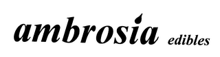 AMBROSIA EDIBLES logo