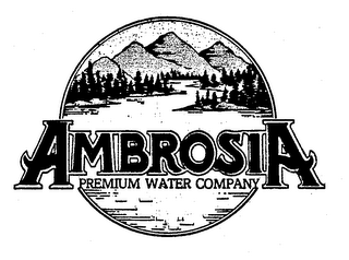 AMBROSIA PREMIUM WATER COMPANY logo