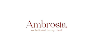 AMBROSIA. SOPHISTICATED LUXURY TRAVEL logo