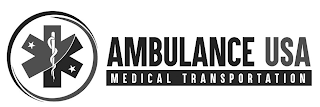 AMBULANCE USA MEDICAL TRANSPORTATION logo