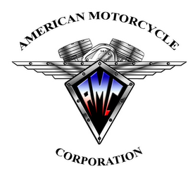 AMC AMERICAN MOTORCYCLE CORPORATION logo