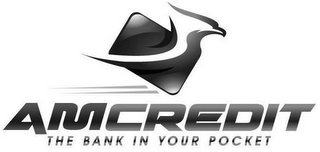 AMCREDIT THE BANK IN YOUR POCKET logo
