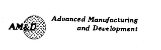 AM&D ADVANCED MANUFACTURING AND DEVELOPMENT logo