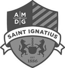 AMDG SAINT IGNATIUS EST 1886 logo