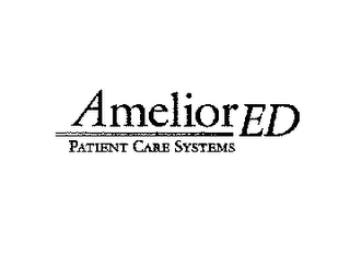 AMELIOR ED PATIENT CARE SYSTEMS logo