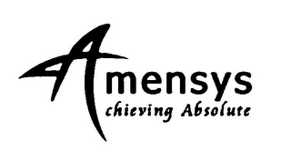 AMENSYS ACHIEVING ABSOLUTE logo