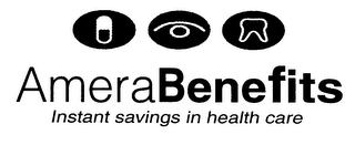 AMERABENEFITS INSTANT SAVINGS IN HEALTH CARE logo
