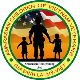 AMERASIAN CHILDREN OF VIETNAM VETERANS GIA DÌNH LAI MY-VIET AMERASIAN HOMECOMING ACT logo