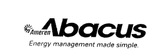 AMEREN ABACUS ENERGY MANAGEMENT MADE SIMPLE. logo